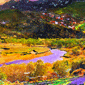 LICHT und LIEBE KUNST REAL Aquarellbild HYZARA HERZTOR BEDINGUNGSLOSE LIEBE DER WEG ZUM HERZEN DES LICHTS KUNST Seite zu LICHT und LIEBE von HYZARA Ute Reuß KUNSTWERK Das Lavendel Land