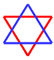 einfaches Symbol für GOTT - 2 Dreiecke
