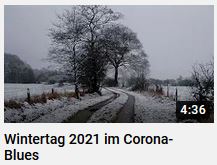 Erster Schnee im Januar 2021 in Hamburg - ein Spaziergang im Corona Blues